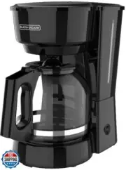 BLACK+DECKER 12-Cup Coffee Maker with Easy On/Off Switch, Easy Pour, Non-Drip