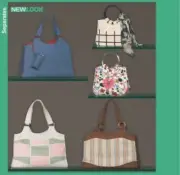 New look Pattern 6453 Five Style Purses Handbags Bags Sewing Pattern