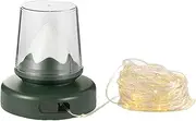 Camping String Lights | Outdoor Tent Lights | Quick Storage Retractable 32.8FT Rechargeable Water Resistant Portable LED Lantern Bulb for Patio Awning Garden