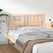 Bed Headboard, Beds Head Frame 140.5 cm Solid Wood Pine