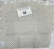 Vtg 4 pk Colonial House Cross Stitch Fabric 14 ct Country Border Red Green Blue