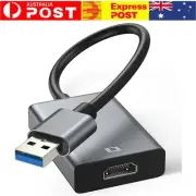 USB 3.0 to HDMI Adapter 1080P HD Converter Cable Male to Female for Windows 7-11