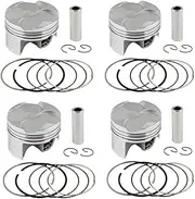 Motorcycle Styling 4 Sets Motorcycle Piston & Rings Kit STD 67mm for HO-NDA CBR600 F5 2006 CBR 600 13101-MEE-000 Replace