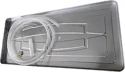 Large Drip Tray, Coolant Drain Pan, Drip Tray with Drain, for Indoor/Outdoor Split Air Conditioner Heat Pump Systems, Applicable to 1-2/3-5/5-6P(100x47.5x3.5cm)