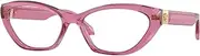 [Versace] 0VE3356 5469 Transparent Light Pink 55/16/140 WOMAN Eyewear Frame