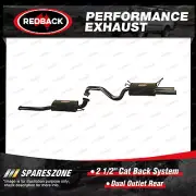 Redback 2 1/2" Cat Back System Dual Outlet Rear for Ford Falcon FG 4.0L 08-14 (for: Ford)