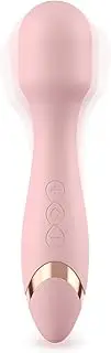 Vibrator Mini Travel Massager, Multi-function Powerful Waterproof Muscle Massage Tool, Pink