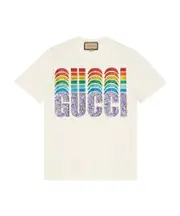 sequin-embellished short-sleeve T-shirt S,XS white
