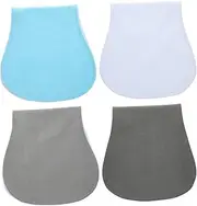 4pcs Washcloth Bath Towels Cotton Bath Towels Towel Bib Bandana Bibs Newborn Burp Cloths Hiccup Towel Burp Towel Saliva Towels Hiccup Pad KOCKSHION