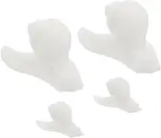 jojofuny 4pcs Mini Resin Fillers Kit Epoxy Snail Mold Accessories for Micro Landscape DIY Craft Durable Resin Charms for Jewelry Making Miniature Animal Figurines