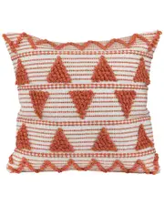 Northlight 20in Handloom Woven Outdoor Square Throw Pillow