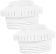 2Pcs Swimming Pool Outlet Nozzle Durable Pool Massage Jet Nozzle for Inlet Spa Eyeball Return Fountain Easy Installation Pool Accessories for Enhanced Relaxation