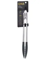[The Cooks Collective] Large Silicone Tip Tongs 30cm in Black