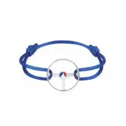 24H Le Mans Official Silver Steering Wheel Bracelet by The Mechanists