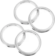 Sturdy Aluminum Hub Centric Rings 4pcs Set Replacement for Worn or Broken Car Wheel Hub Decorations Easy Fit