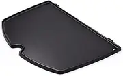 Criditpid 6559 Cast Iron Cooking Griddle for Weber Q2000, Q2200, Q2400, Q200, Q220, Q240, Q260 Series Gas Grills Accessories, Grill Parts Replacement for Weber Q Series Griddle, 15.3 x 10.8 Inches