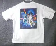 Uniqlo UT Star Wars 80s Movie Poster Retro Graphic T Shirt Size S Darth Vader