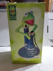 NEW VTG Muppets KERMIT THE FROG COLLECTION CANDLESTICK PHONE Telephone: J.Henson