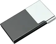 [Lorxilar] Cigarette Case Portable Metal Cigarette Case Holder Slim Design 9 Capacity for Men & Women,One Size,White