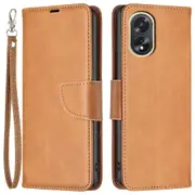For Oppo A38 4G Wallet Phone Case Textured PU Leather Stand Shockproof Flip Phone Cover