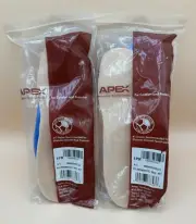 2 Pair Apex T40664 Sz W7 Diabetic Shoe Inserts Thermothotics Polyetherdiol *NIP*