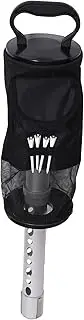 Mellisso Shags Bag Golf Ball Picking Storage Bag for Golf Balls,Golf Ball Retriever with Detachable Aluminum Alloy Tube, Golf Shags Bags with Pocket&Tee Holder