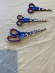 Set of 3 All Purpose Colorful Scissors - Small, Medium, and Large