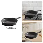 Mini Frying Pan Cast Iron Skillet Multi-purpose 14cm/16cm/20cm Nonstick for Eggs