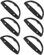 OSALADI Speakers Pc Accessory 6 Pack Black Subwoofer Handles Comfortable Plastic Grip for Outdoor Speakers