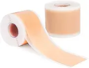 Silicone Scar Sheets (1.6” x 120” Roll-3M), Medical Grade Washable Silicone Scar Tape, Reusable Scar Removal Sheets for C-Section, Surgery, Burn, Keloid, Acne