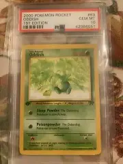 2000 Pokemon Rocket 1st Edition #63 Oddish PSA 10 GEM MINT