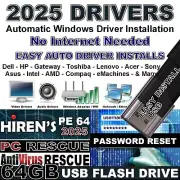 HIREN'S BOOT USB FOR ANY COMPUTER RECOVERY FIX/REPAIR WINDOWS XP,VISTA,7,8,10,11