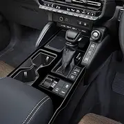 Interior Overlays Glossy Black for Toyota Land Cruiser Prado 250 2024 2025 (Center Console)