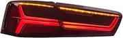 LED Tail Light Assembly Compatible For Audi A6 A6L C7 2012-2015 Modified To C7PA Flowing Water Flicker Fog DRL Plug And Play