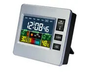 Smart Home Digital Temperature Hygrometer Alarm Weather Forecast Trends Calendar Function Smart Clock -
