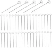 SEWACC 200Pcs Pearlescent Straight Sewing Pins Durable Dressmaking Needles Easy to Use Fixed Point Pin for Fabric Crafting Quilting Tasks