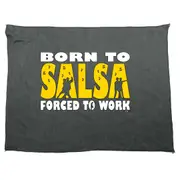 Born To Salsa - Funny Novelty Soft Sport Microfiber Towel