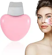 Thinp Blackhead Scraper,Face Spatula Tool Pimple Scraper Blackhead Remover Scraper Metal Extractor Plastic Blackhead Shovel for Women Men Blackhead Removing,Pink