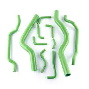Green Silicone Radiator Heater Hose for 1989-94 Mitsubishi Eclipse DSM 1G 4G63T (for: Mitsubishi)