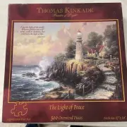 Thomas Kinkade Painter of Light 500 Piece Puzzle "the Light Of Peace” NIB