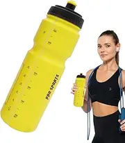 Bike Squeeze Water Bottle, Leak Proof Sport Water Bottle, Gym Water Bottles, Outdoor Kettle, Quick Easy Hydration Squeeze Water Bottles Leakproof Lightweight For Travelling Yoga Cycling