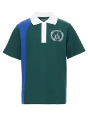 Snr Boys Sports Polo Bottle/Blue