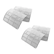 12pcs Air Conditioning Filters Wind Outlet Cover Self-adhesion Cuttable Air Conditioner Purifying C xi