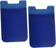 Mipcase Adhesive Phone Wallet Pouches Card Holders for Credit Id Bus Cards Easy to Install Portable Design for All Cell Phone Models