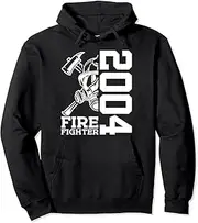 [VidiAmazing] Fire Fighter 2004 19 Years Fire Brigade 19th Birthday Pullover Hoodie ds734
