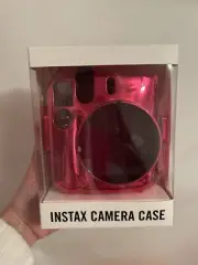 Instax Mini Camera Pink Metallic Case New