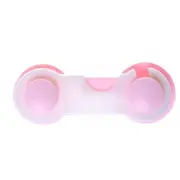 5x Pink Cupboard Cabinet Child Kids Baby Safety Lock For Door Drawers