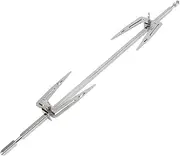 Levemolo 1 Set Rotating Grill Forks BBQ Forks Chickern Meat Grilled Forks High Temp Resistance Professional BBQ Tool for Air Fryers Ovens