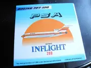 Collector's FIND, Ultra RARE, Boeing 727 PSA, 1:200, Hard to Find! Perfect! NEW!