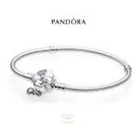 潘朵拉 PANDORA 鑲鑽瓢蟲手鍊 純銀飾品 CHARMS  歐美代購